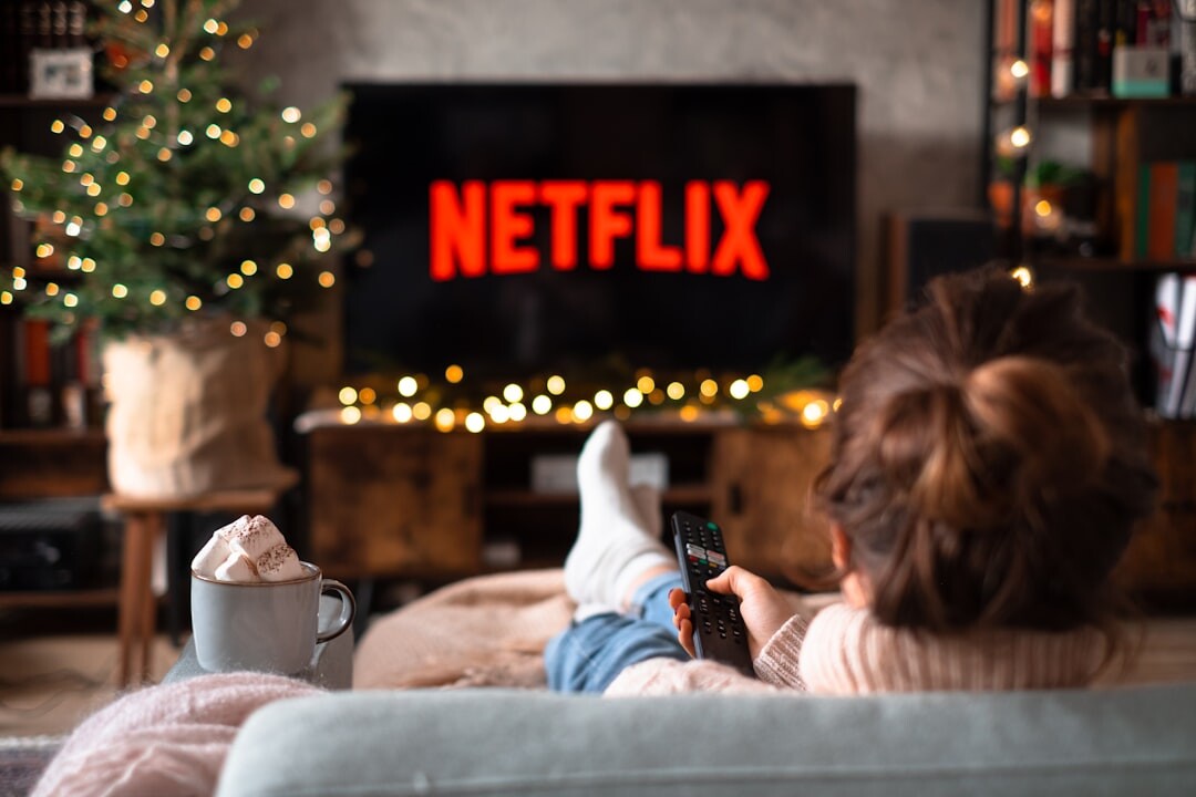 streaming tv on couch
