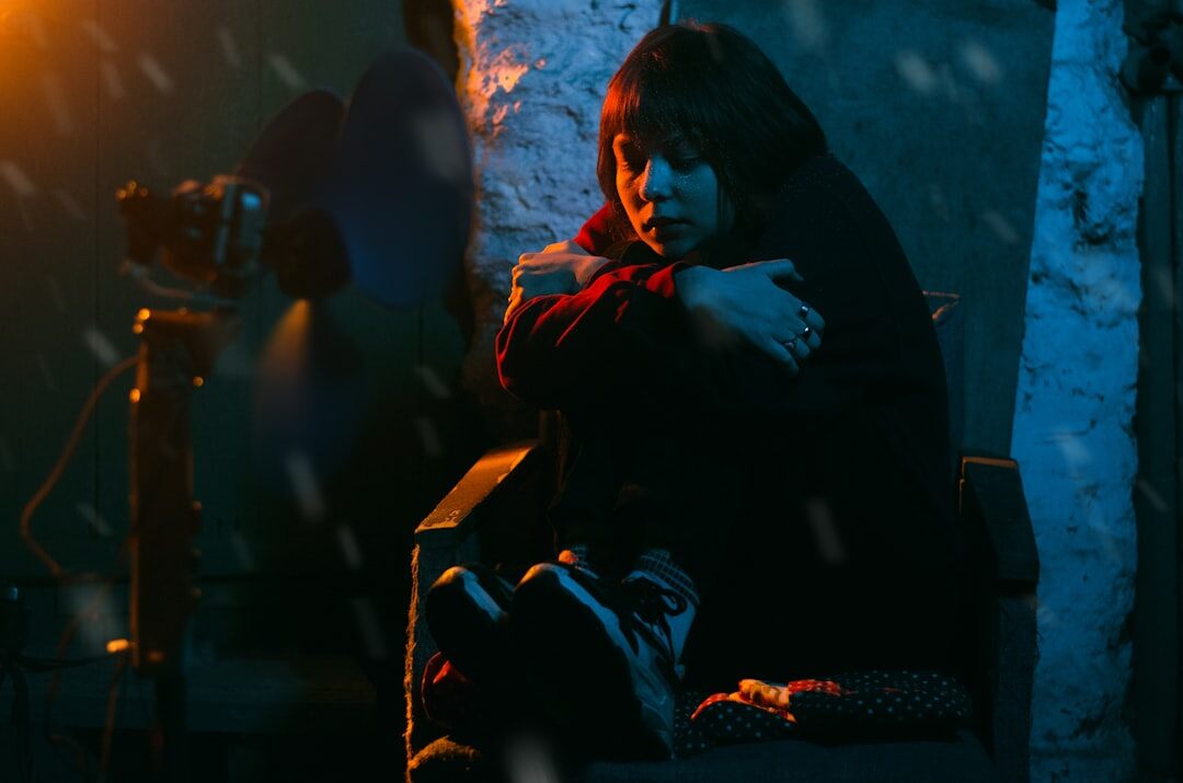dramatic tv series scene