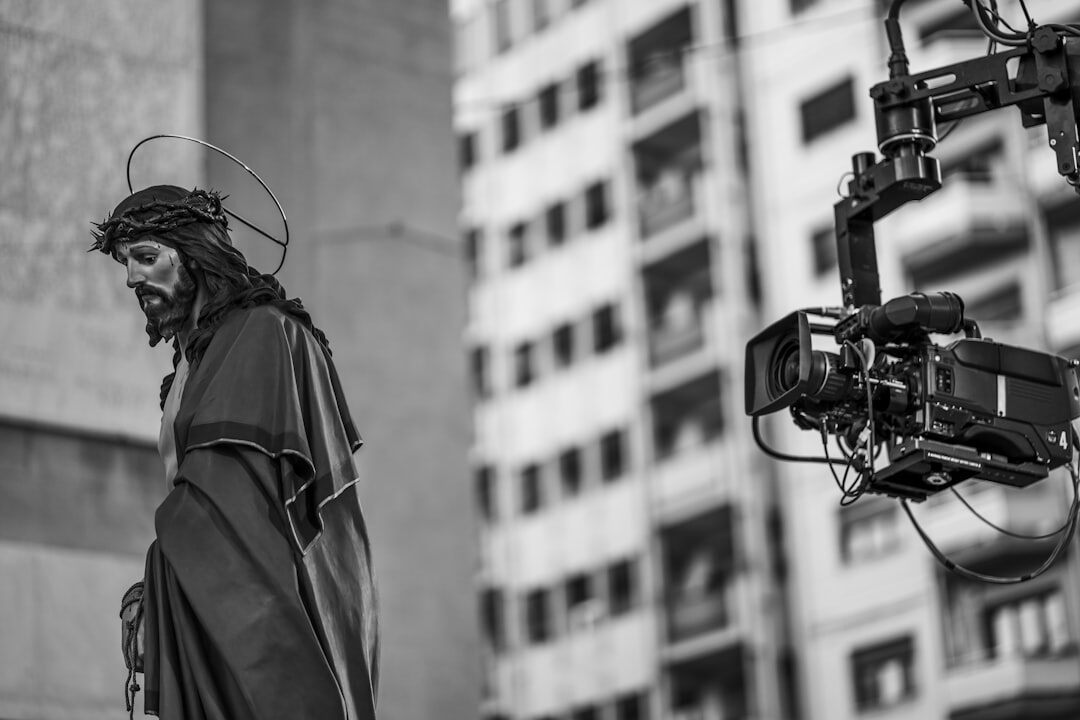 man in dramatic tv role